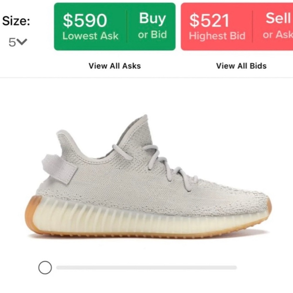 Yeezy Boost 350 V2 'Sesame' Size 5 men’s brand new condition with box, offer up - Picture 11 of 11